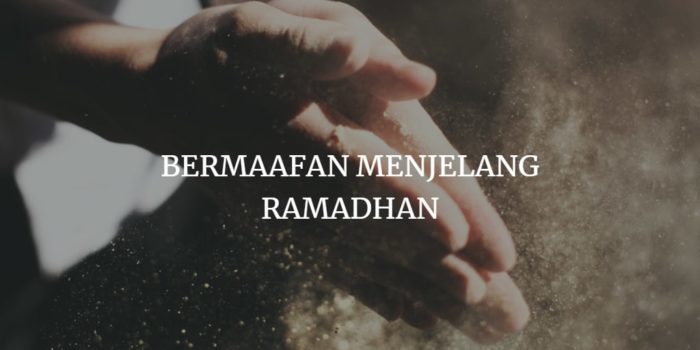 Bermaafan menjelang ramadhan