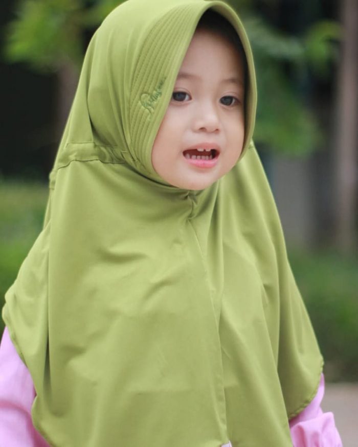 Kerudung hijab bergo anak