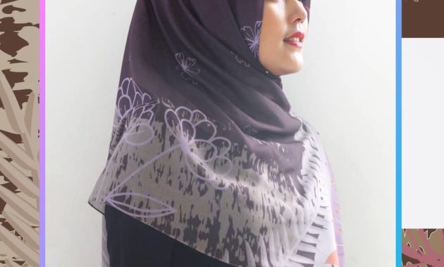 Model hijab terbaru segi empat